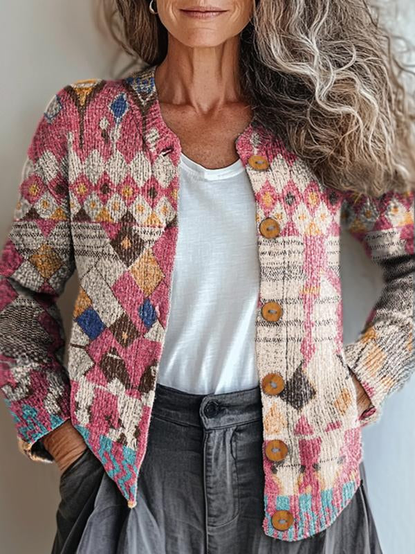 Amira Chic Geometric Boho Jacket