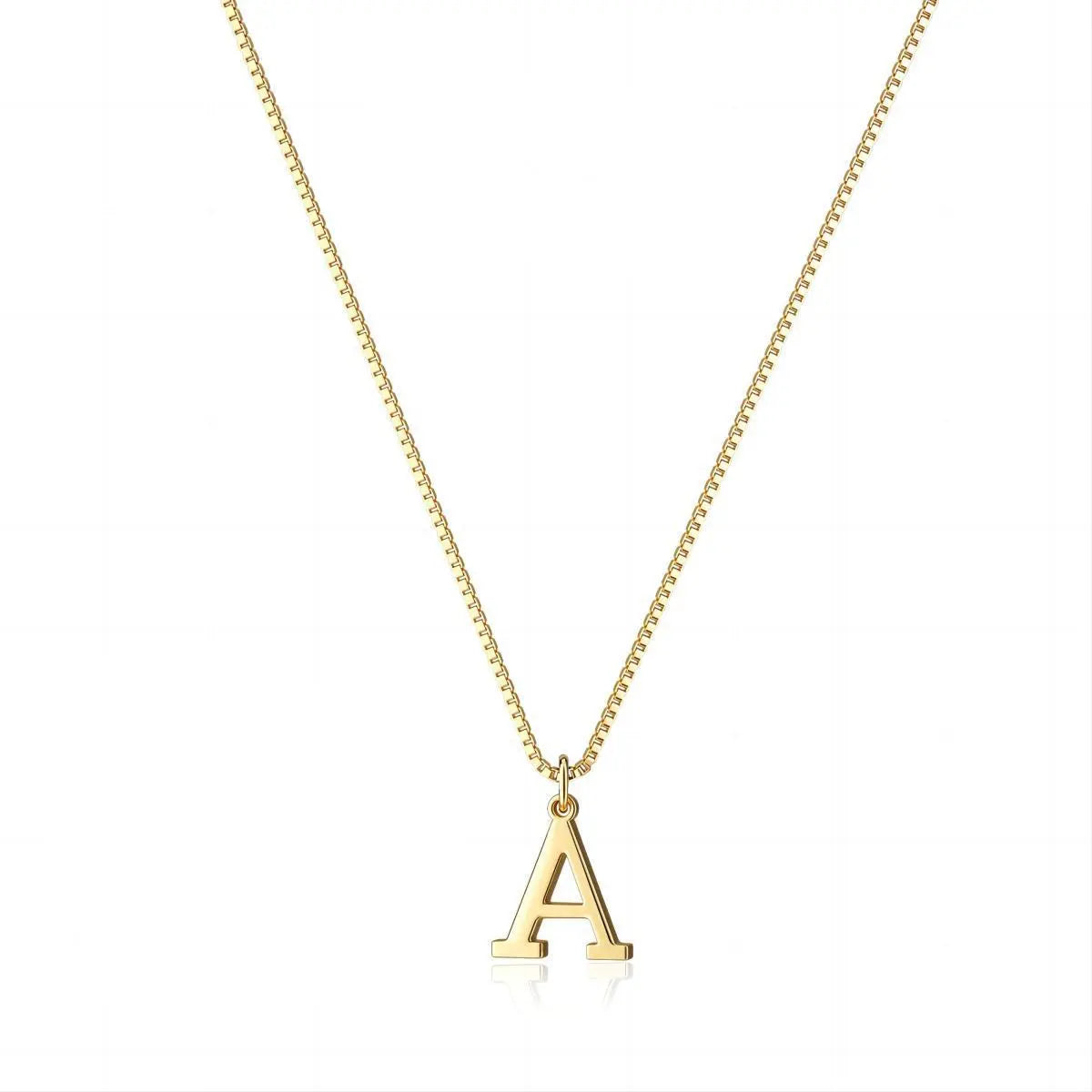 Clara | Initials Necklace in 18K Gold