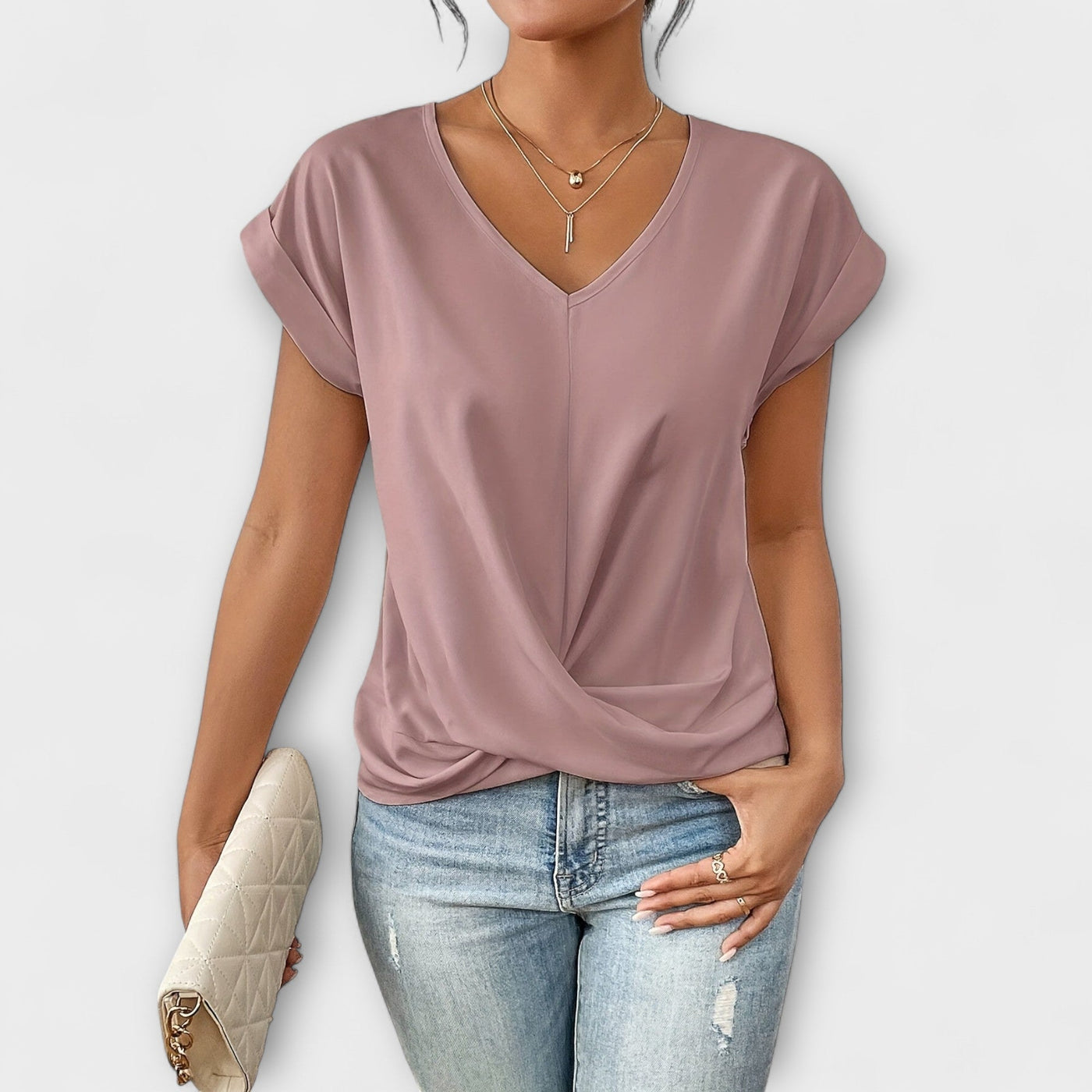 Clara | Elegant V-neck Top