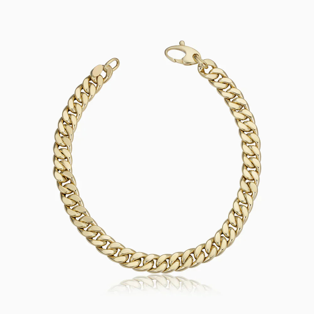 Clara | Cuban Armband 18k Gold