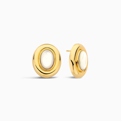 Clara | Stud Earrings 18k Gold