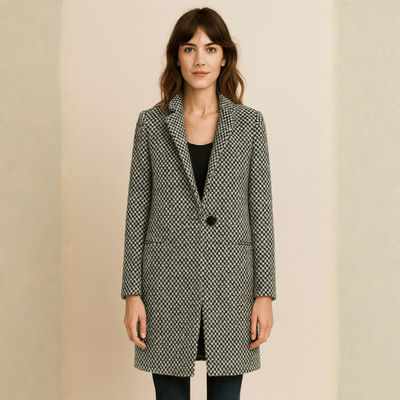 CLAUDIA - STYLISH WOOL COAT FOR AUTUMN AND WINTER
