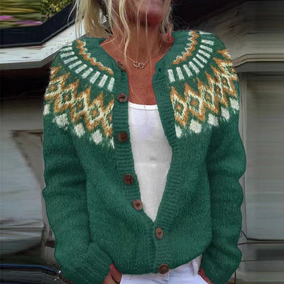 Natalia | Vintage Icelandic Wool Cardigan