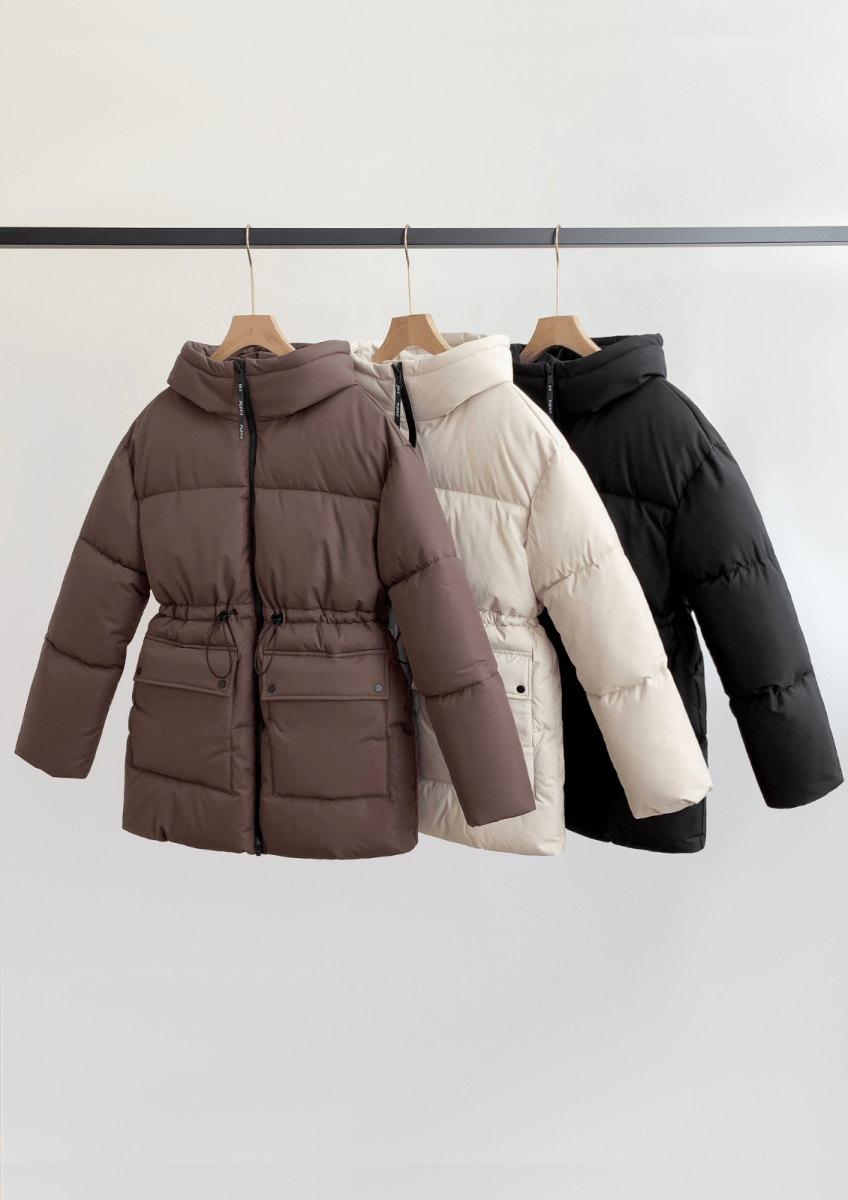 EVA | HOODED PUFFER JACKET SPLASHPROOF
