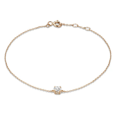 Clara | Bracelet with Moissanite Stones in 14k Gold