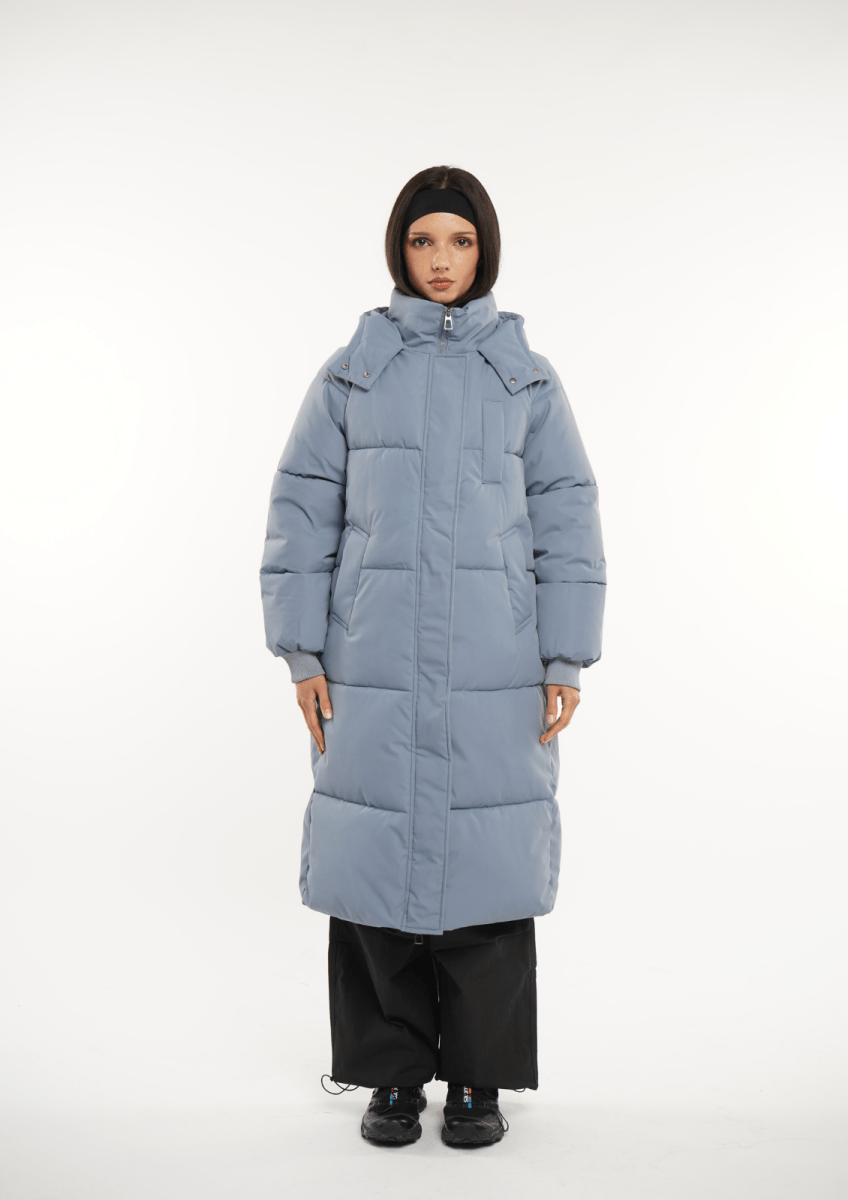 LUNA | HOODED LONG PUFFER JACKET